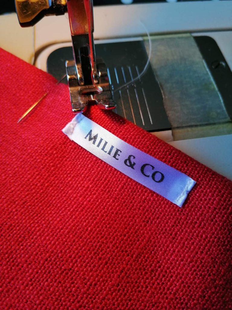 Ruban personnalisé couture