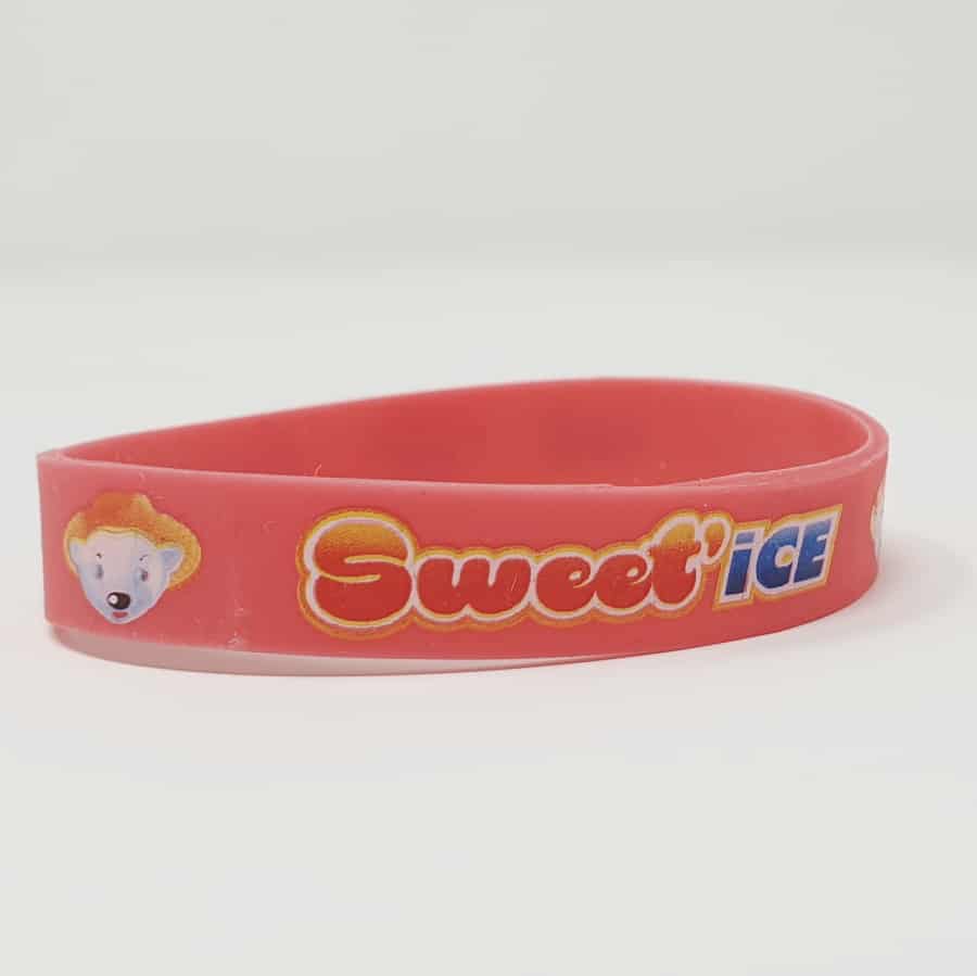 Bracelet silicone quadri avec marquage