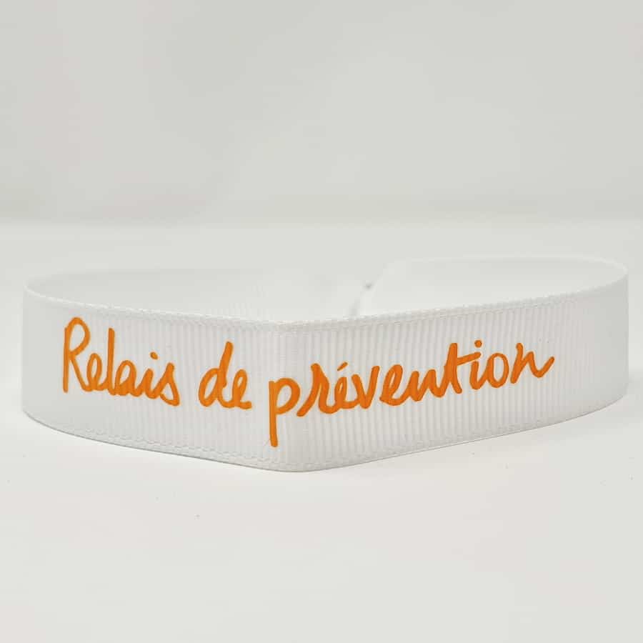 Bracelet tissu gros grain