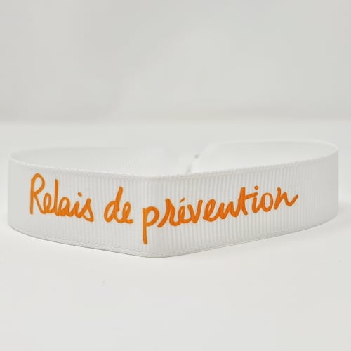 Bracelet ruban gros grain